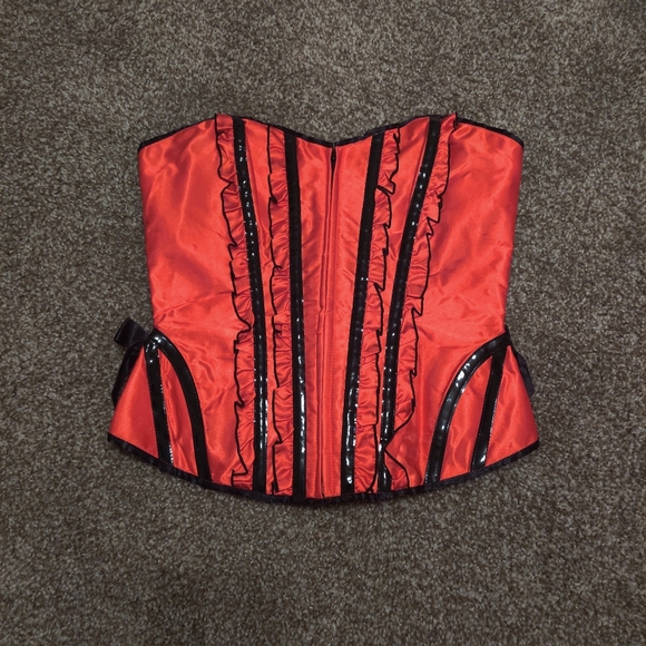 Burlesques Satin Silhouette Betty Corset - Picture 4 of 8